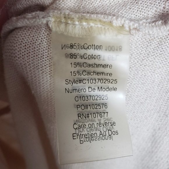 Alice & Olivia Cream Button Oversized Sweater - Picture 4 of 4